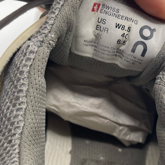 On Cloud Cloudswift WMNS “Glacier Gray White” Athletic Running Women’s 8.5 - Picture 8 of 9